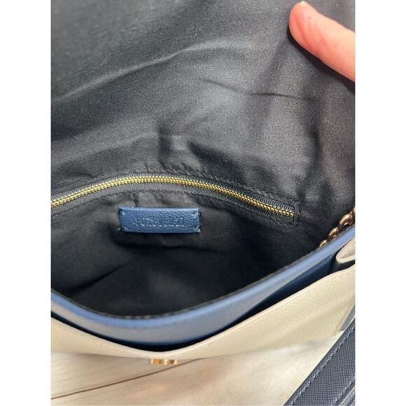 Forever 21 Blue/Beige Clutch - Picture 3 of 5